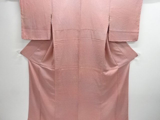 JAPANESE KIMONO / UNUSED IROMUJI / SILK / BOKASHI / WOVEN CRACKED ICE